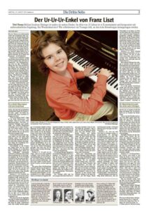 Recorte de prensa (Augsburger Allgemeine): Augsburger Allgemeine dedica su «Dritte Seite» a Michael Andreas
